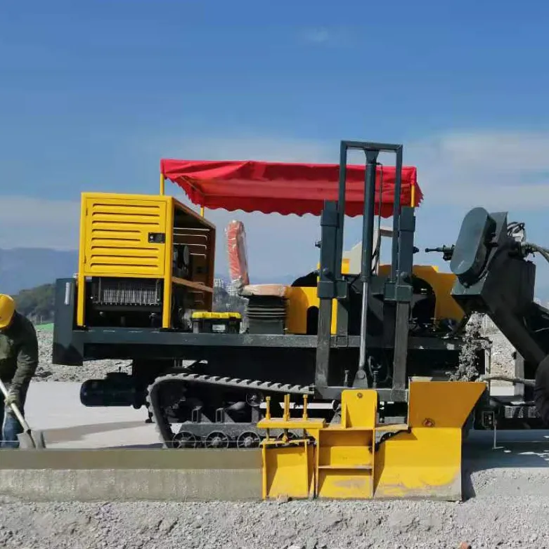 How Slipform Pavers Improve Concrete Curb and Drainage Ditch Construction