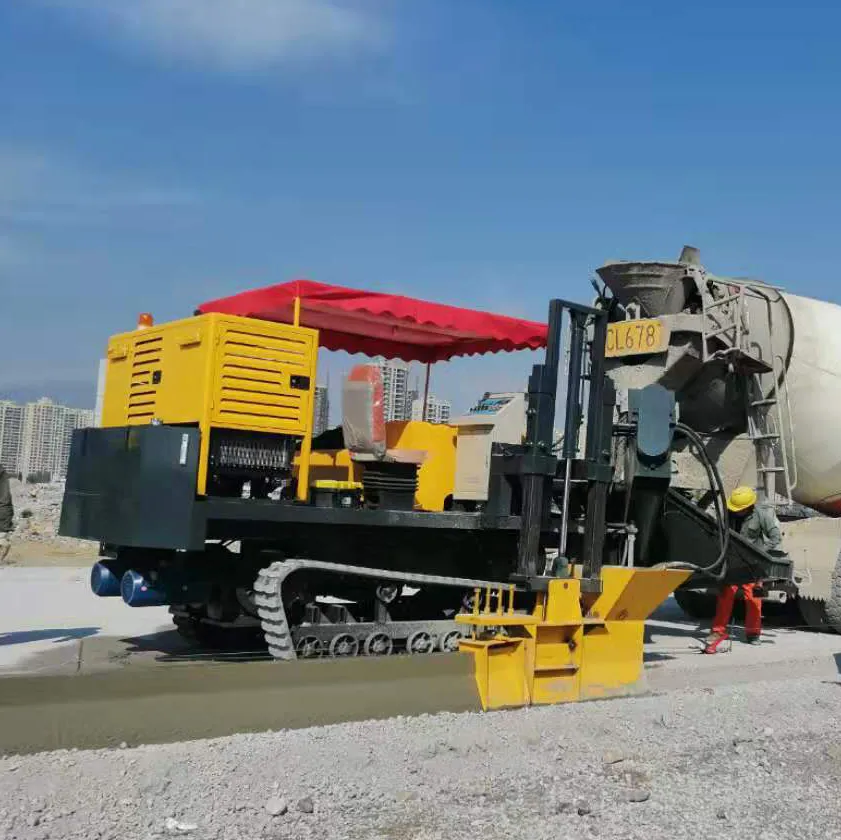 RWSP50C Rubber Crawler Concrete Slipform Paver