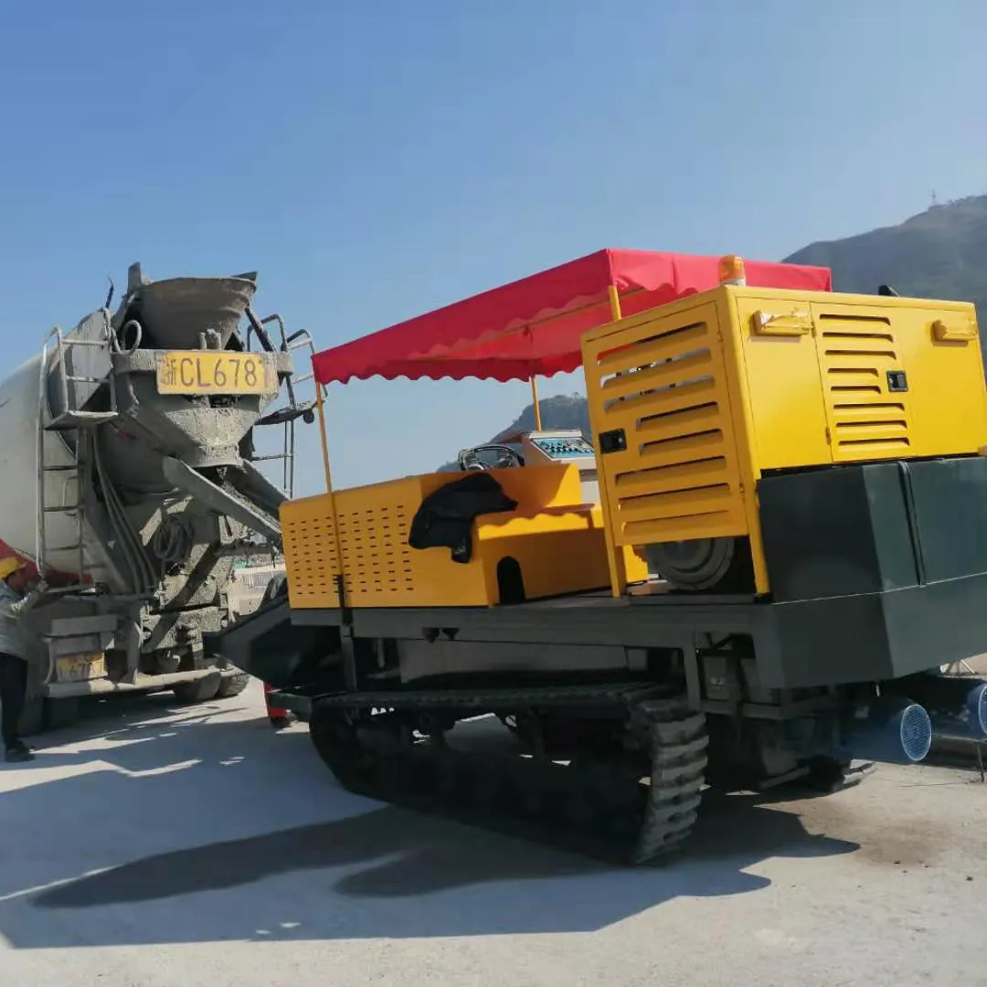 RWSP50C Rubber Crawler Concrete Slipform Paver