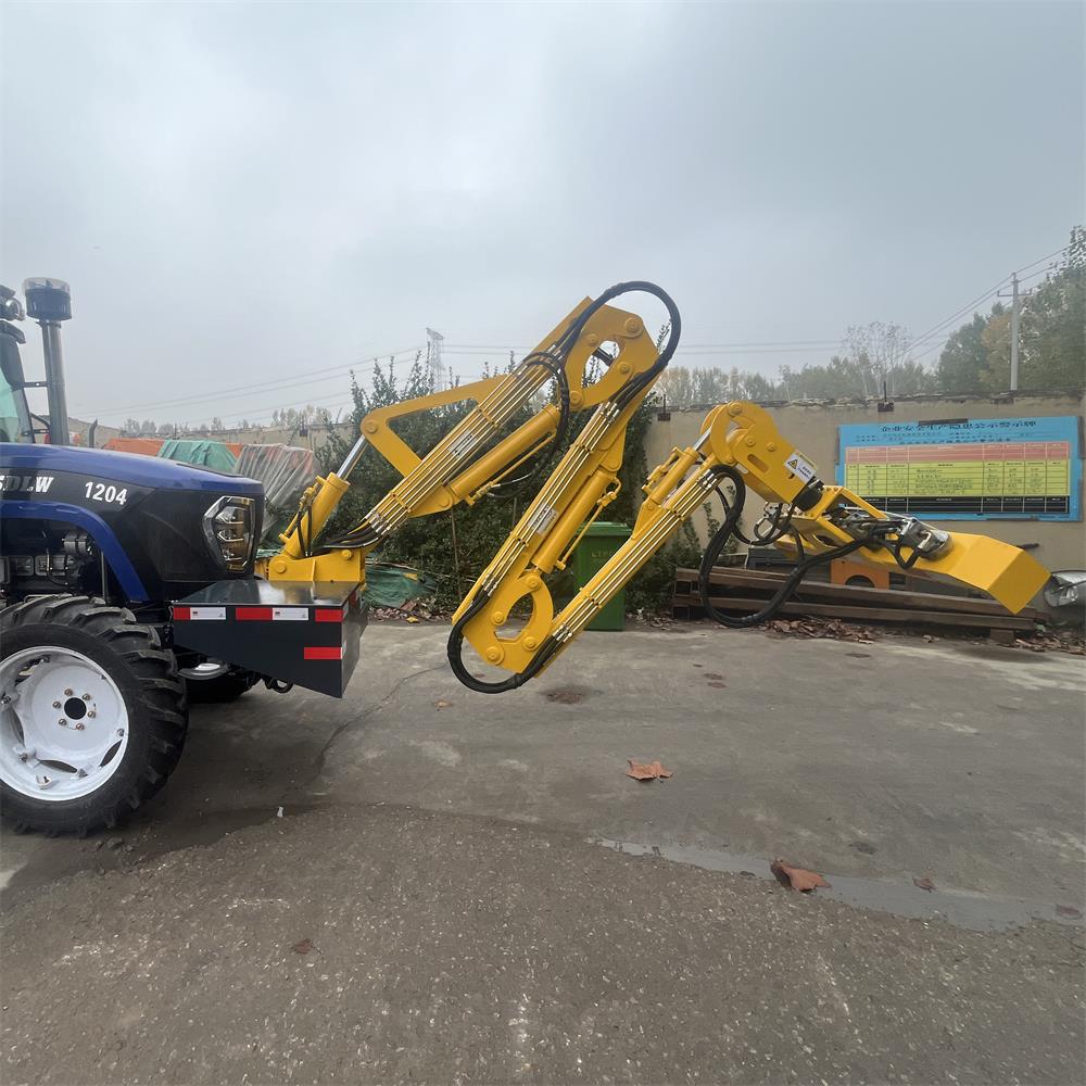 6m Compact Folding Arm Hedge Trimming Machine